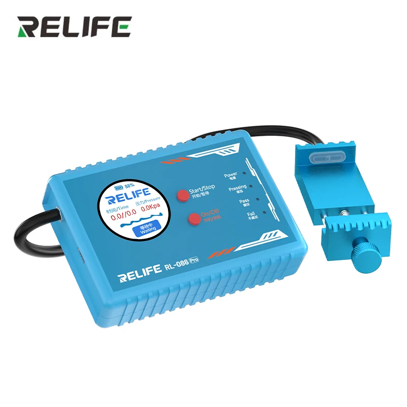 

RELIFE RL-086 Pro Smart Air Tightness Detector Waterproof Sealing Tools for IP8-15Pro Max Series Mobile Phones