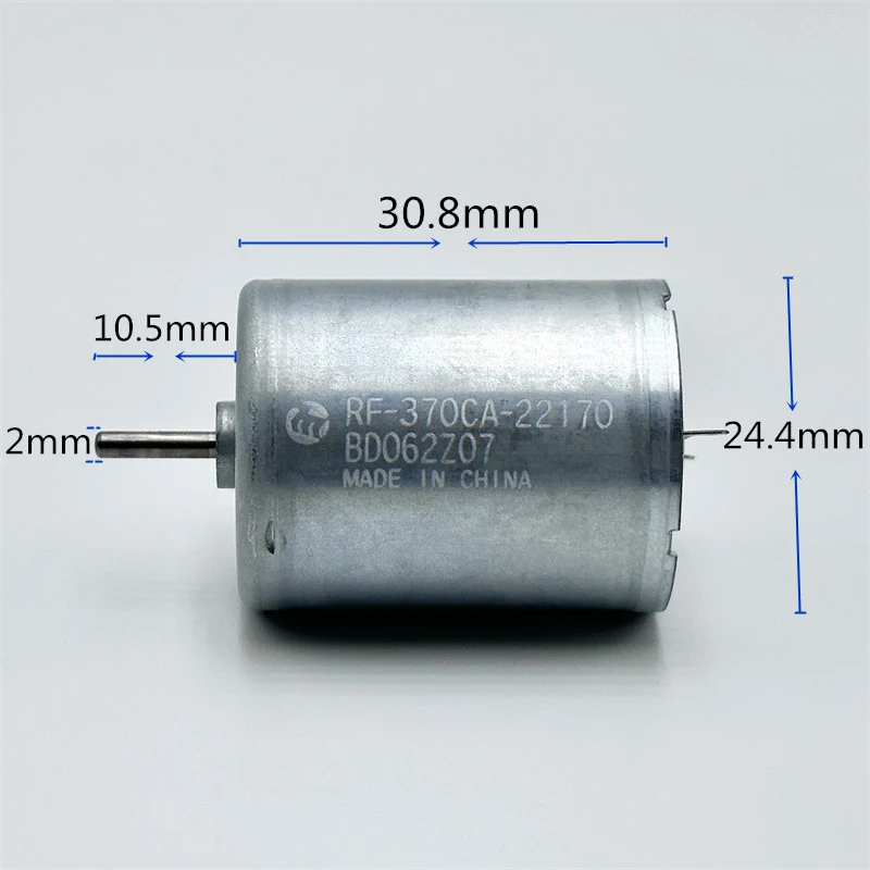 MABUCHI RF-370CA-22170 Micro 24mm Round Electric Motor DC 3V 5V 6V 6000RPM Mini Precious metal brush Motor DIY Toy Hobby Model