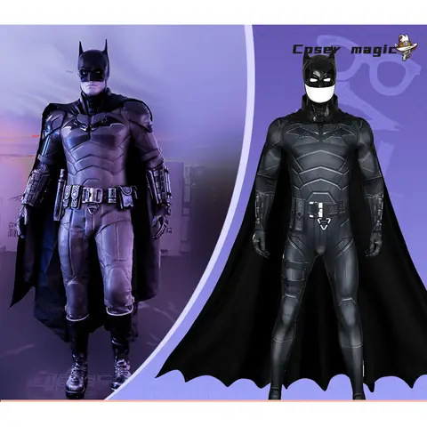 Anime Detective Comics Batman Cosplay Kostym Uniform Halloween Karneval Fest Jul Lekroll Kläder Kläder 10 best sales Batman Fantasy - №7