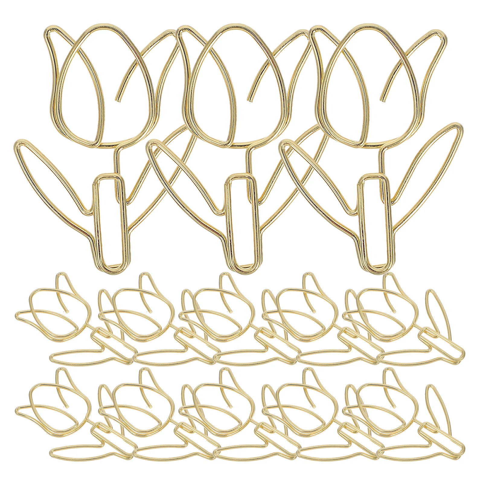 20 قطعة دبابيس ورق زهرة لطيف توليب على شكل دبابيس ورق مقاطع ملف الزخرفية الكرتون ورقة حامل قصاصة دبابيس ورق الكرتون