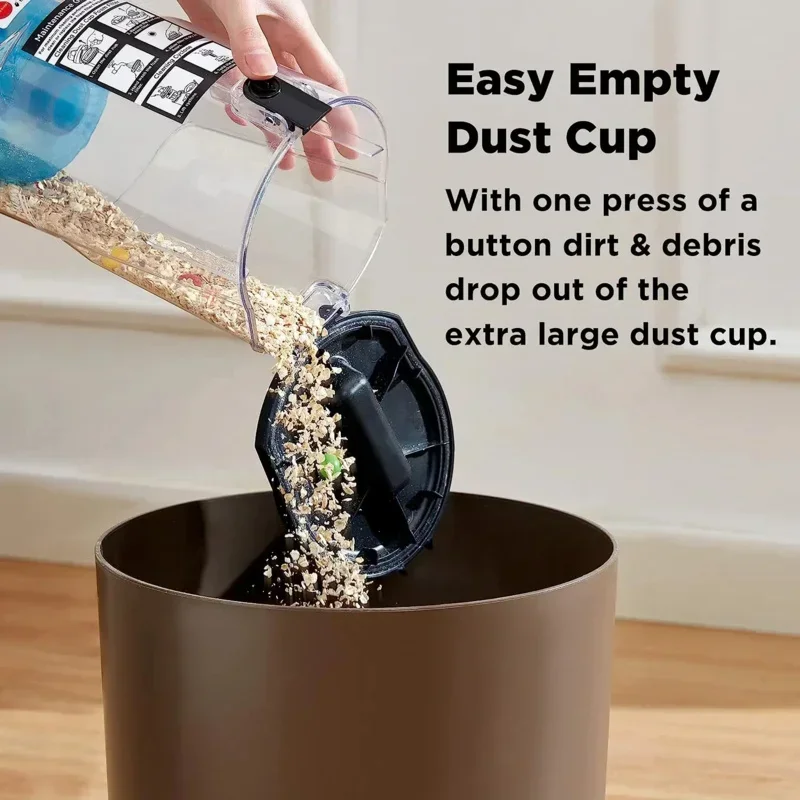 QWEureka Airspeed Ultra-Lightweight Compact Bagless Upright Vacuum Cleaner,Replacement Filter,Blue