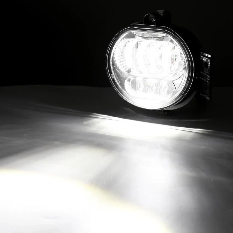 7.1 Inch Round LED Fog light for Dodge Ram 1500/2500/3500 2002-2009 /Durango 2004-2006 Fog Lamps Assembly Waterproof 6000K