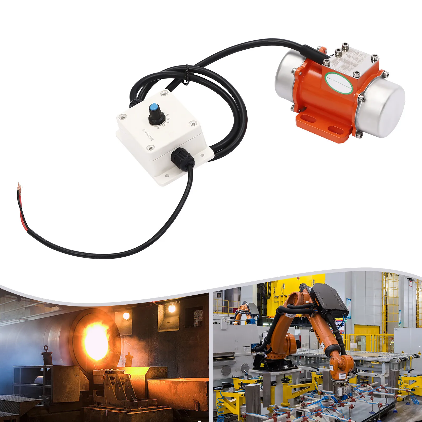 

Вибрационный двигатель постоянного тока 50 Вт, 24 В, бесщеточный, с регулятором скорости, для промышленного оборудования