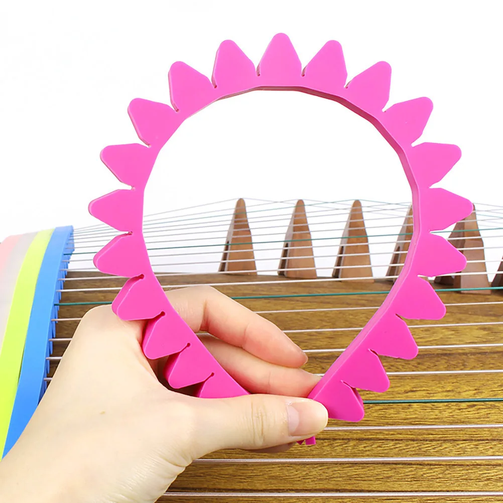 

2Pcs Guzheng Silicone Practice Mute Durable Flexible Music Instrument Accessory Volume Control Guzheng Sordine