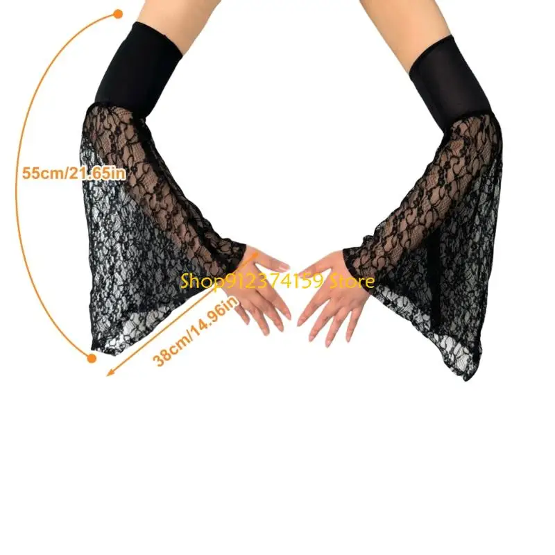 G5ae Lace Sleeves Evening Wear Arm Watsertors Sun Sun Shield Associory مناسبة خاصة