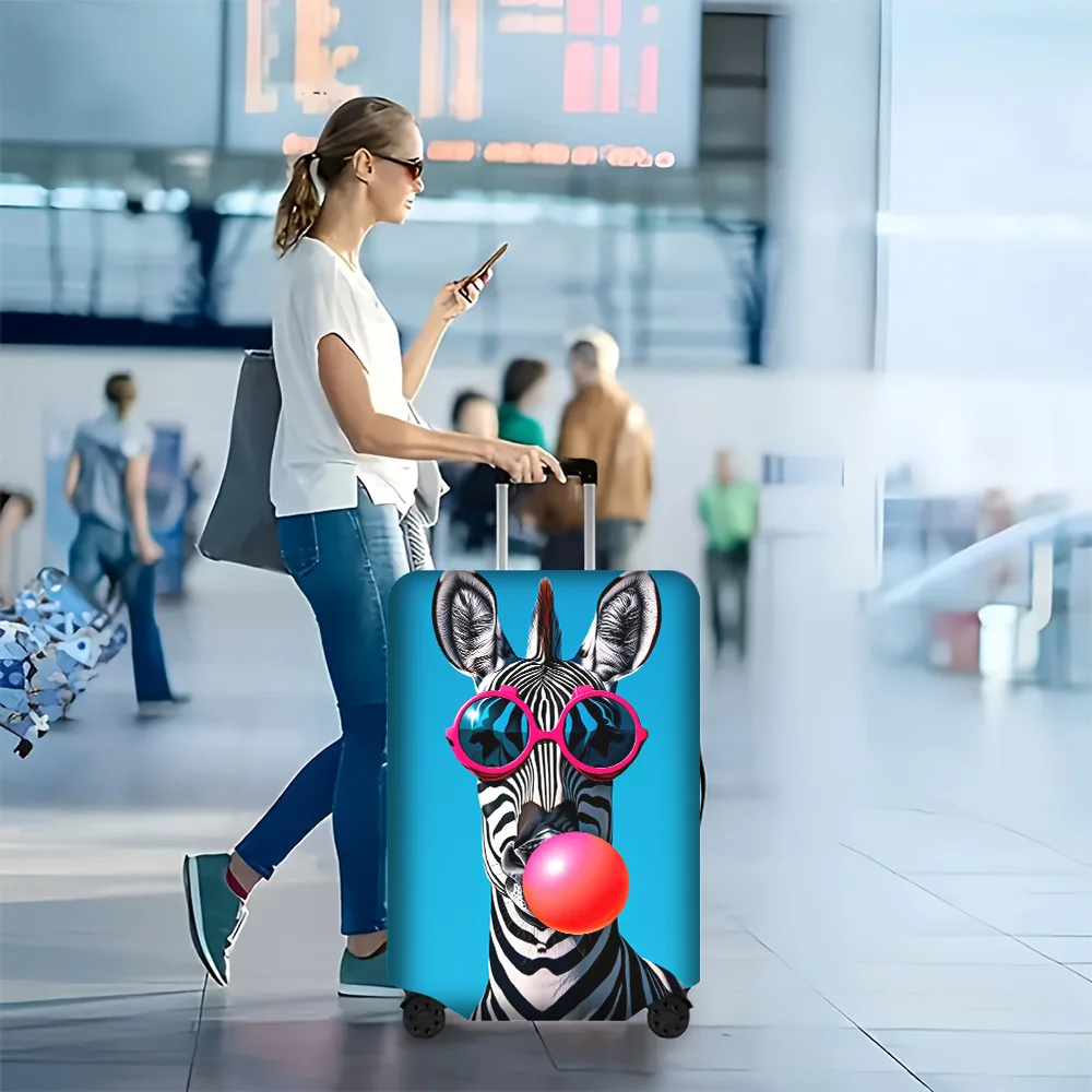 1-capa-de-bagagem-com-estampa-de-bolhas-de-zebra-para-tamanhos-de-bagagem-de-18-a-32-polegadas-acessorios-de-viagem-elasticos-e-a-prova-de-poeira-para-uma-protecao-eficaz
