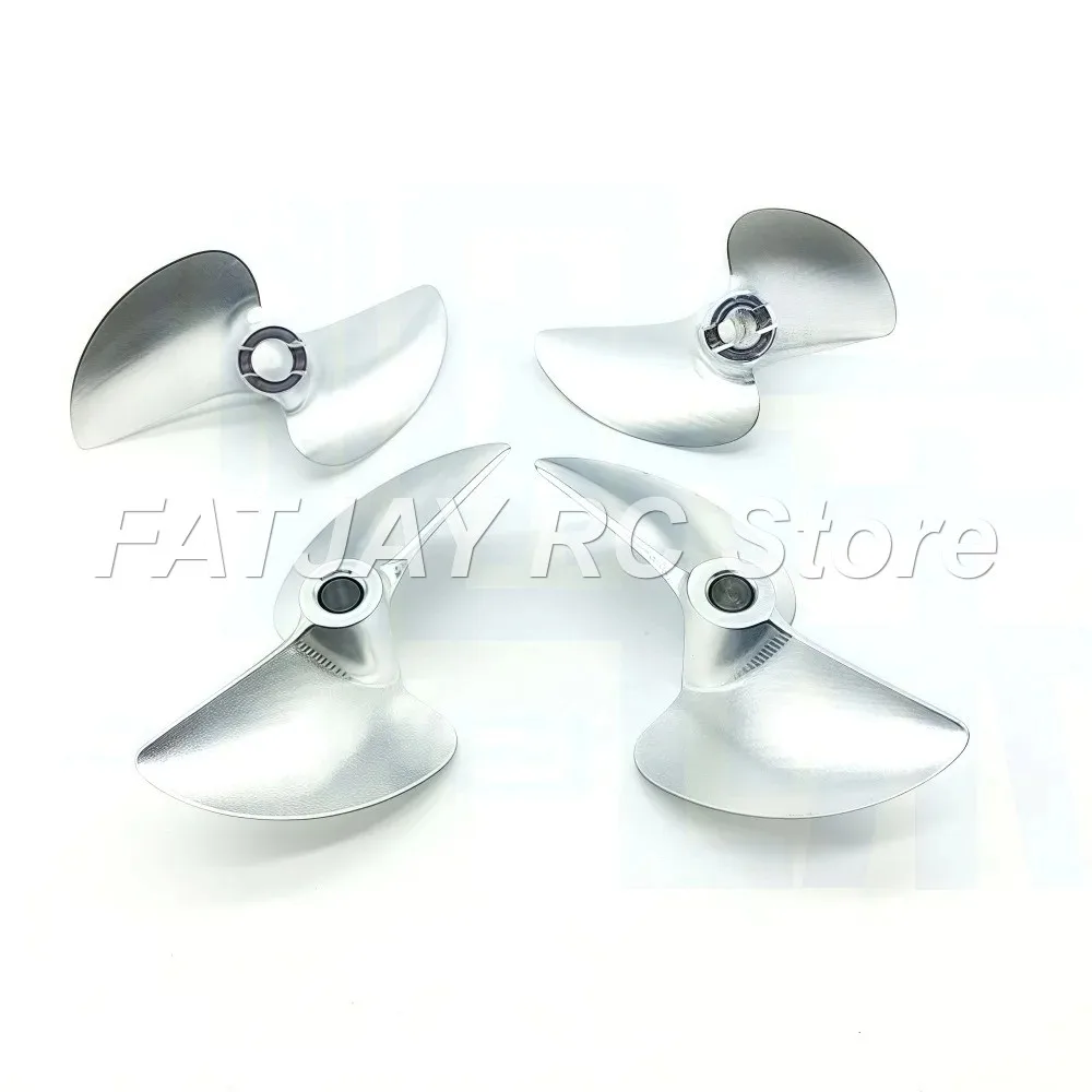 4.76mm Bayonet Competition-Grade Prop FATJAY | CNC Aluminum 2-Blade CW CCW Brushless Electric Boat