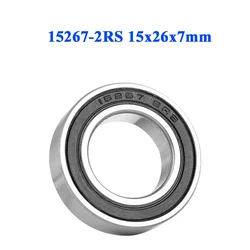 10pcs 15267-2RS 15267RS MR15267 15267 2RS GCR15 Ball Bearing 15x26x7mm Bicycle Hub Front Rear Hubs Wheel Bicycle Bearings