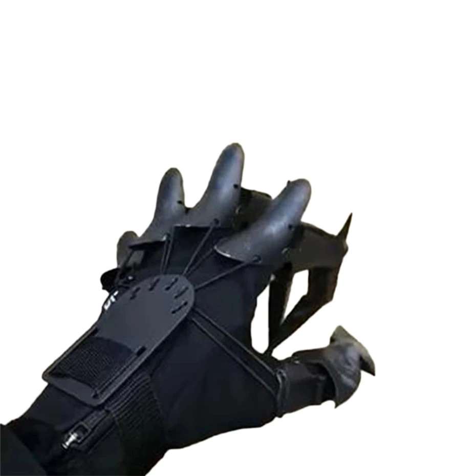 2022 Halloween Detachable Knuckle Hand Claws Gloves Halloween Accessories ABS Gloves Wizard Cosplay Horror Ghost Hand Props