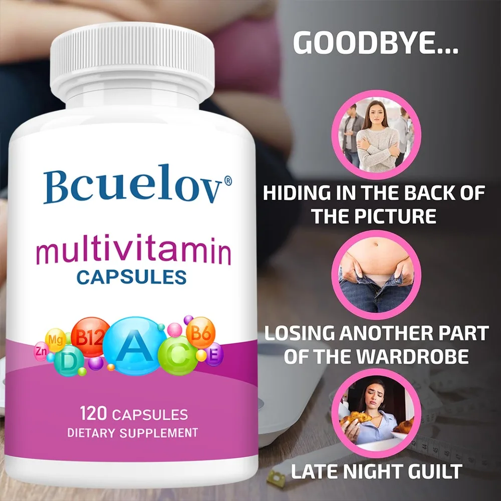 Multivitamin - Contains 22 Essential Vitamins and Minerals To Maintain Hemoglobin Levels and Support Overall Health