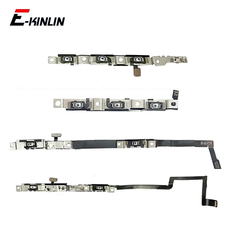 Switch Power ON OFF Key Mute Silent Volume Button Ribbon Flex Cable For iPhone 16 Plus Pro Max 16e Repair Parts