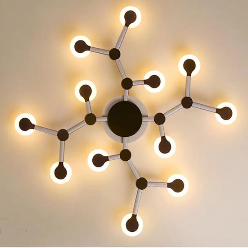 

Personality creative modern LED chandelier Nordic living room bedroom study balcony home decoration chandelier lighting