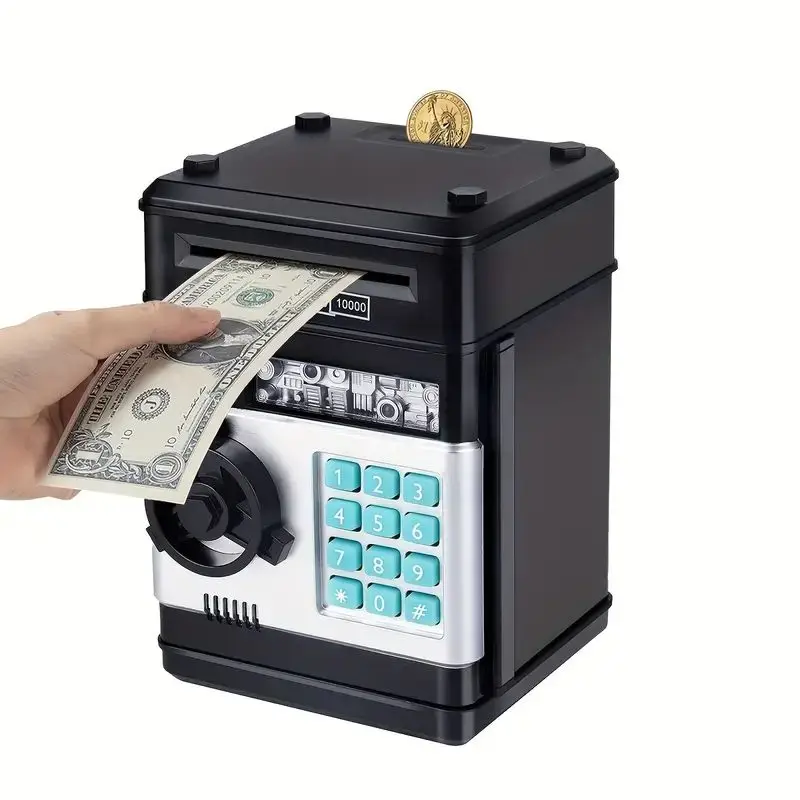 Children's piggy bank toys play house financial toys can access passwords to unlock ATM piggy banks Children's gifts