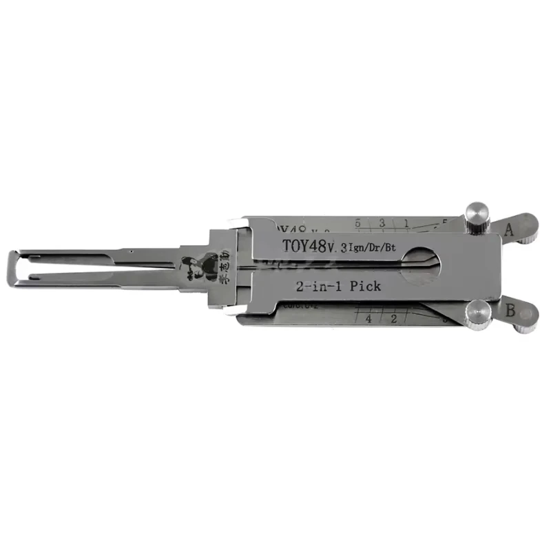 TOY48 LISHI 2-in-1 für Toyota Camry Lexus Neuer Subaru Autotür-Öffnungswerkzeug Lishi Schlossöffnungswerkzeug für Schlüsseldienste – Detail 6