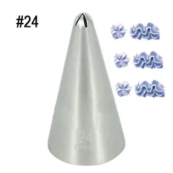 #24 Close Star Icing Piping Nozzles Cake Decor Fondant Biscuits Cupcake Icing Tips Small Size Confectionery Cream Pastry Nozzles