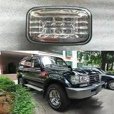 Dla TOYOTA LAND CRUISER UZJ100 PRADO 3400 VZJ95 LC80 lampa boczna błotnik światła z drl 2 sztuk akcesoria samochodowe accesorios para auto