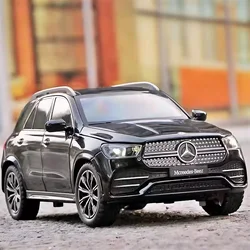 1:24 GLE 350 450 SUV Alloy Car Model Diecasts Metal Toy Vehicles Car Model Simulation Sound and Light Collection Childrens Gifts