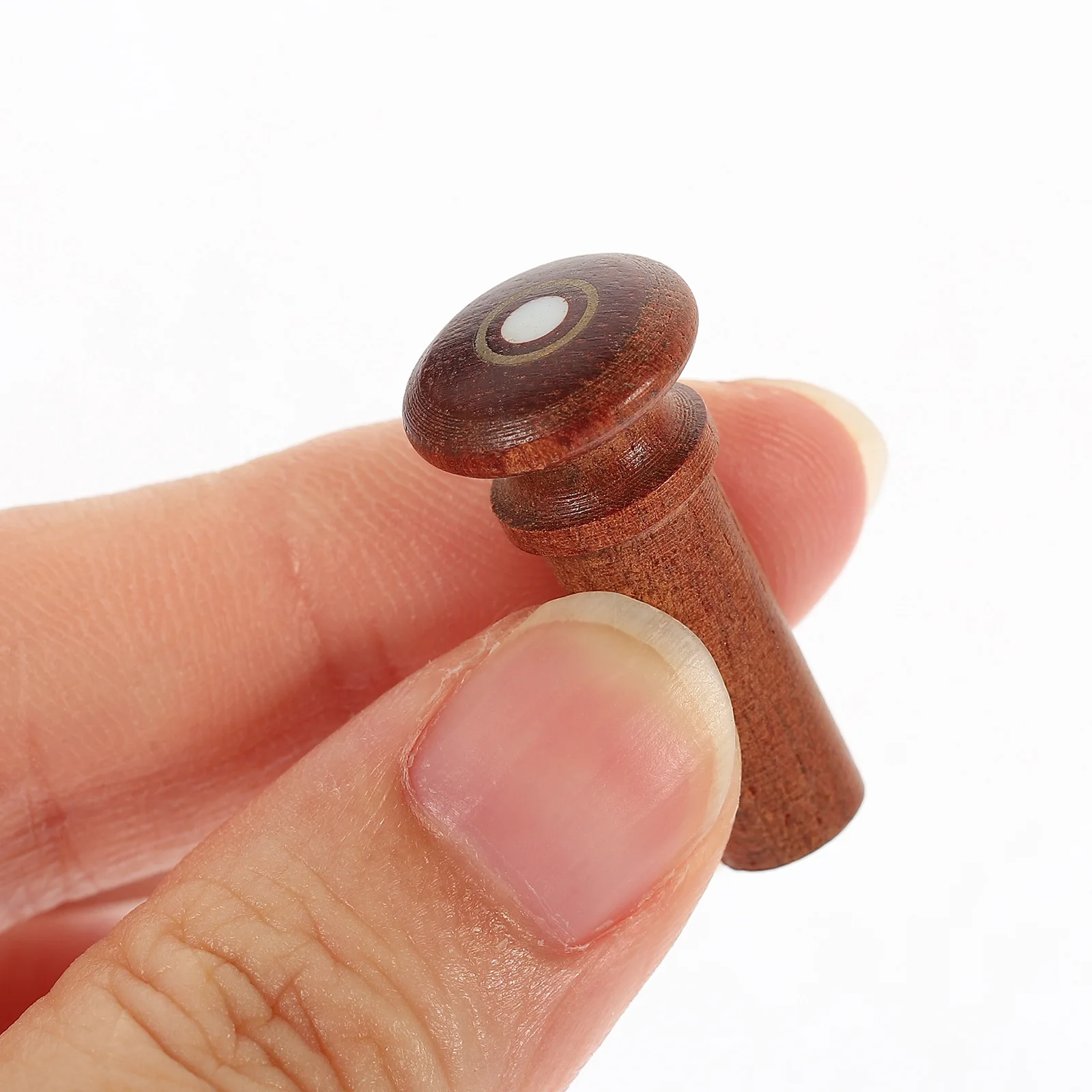 

3pcs Wood Replacement 4 4 3 Bridge Pegs Size Violin Tail Endpin Instrument Parts Practical Tone Tail Plugs Sensitivity