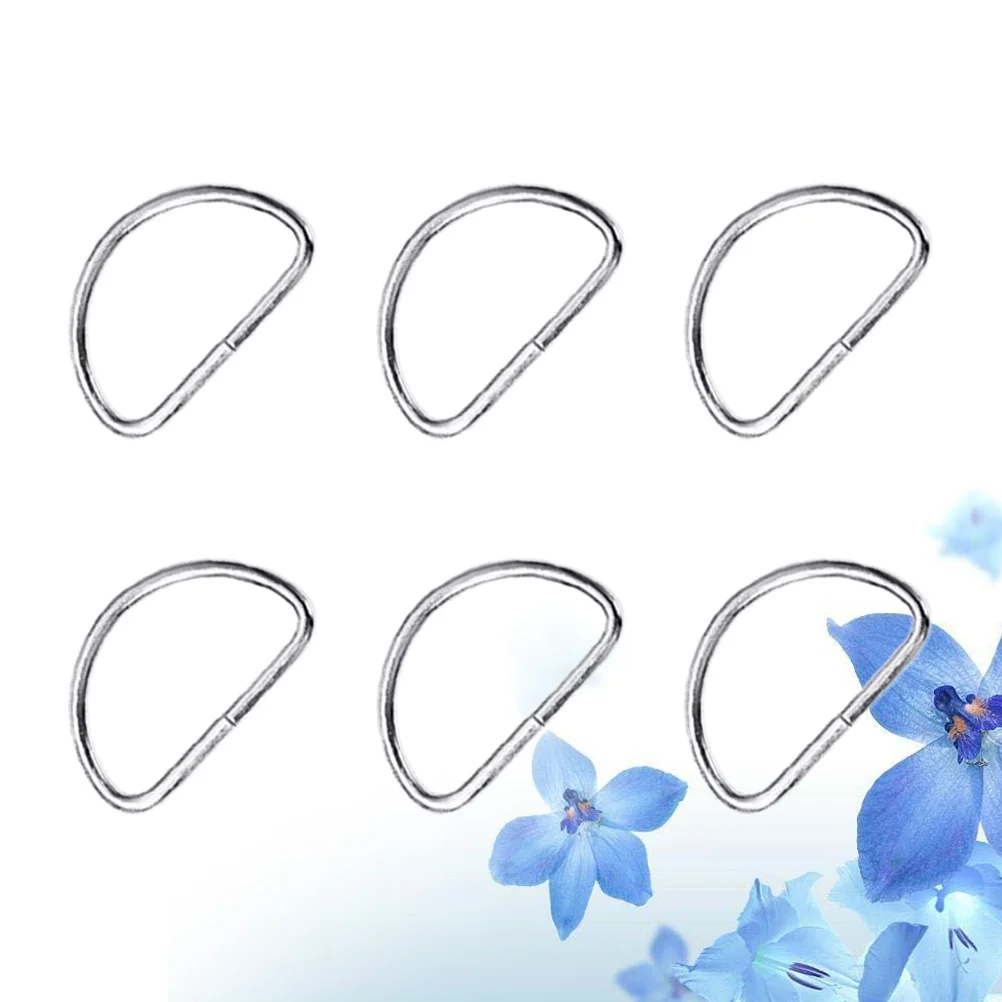 10PCS Semi Circular D D Buckle Heavy Duty Metal Bag Hardware for Handbags Dog Collars Straps Cat Hammocks Puppy