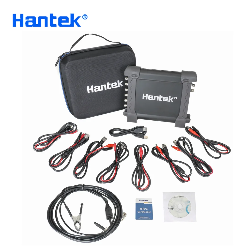 Hantek 1008C with HT25 Probe Automotive Diagnostic Oscilloscope/DAQ/Programmable 8CH USB Oscilloscopes with Auto Ignition Probe