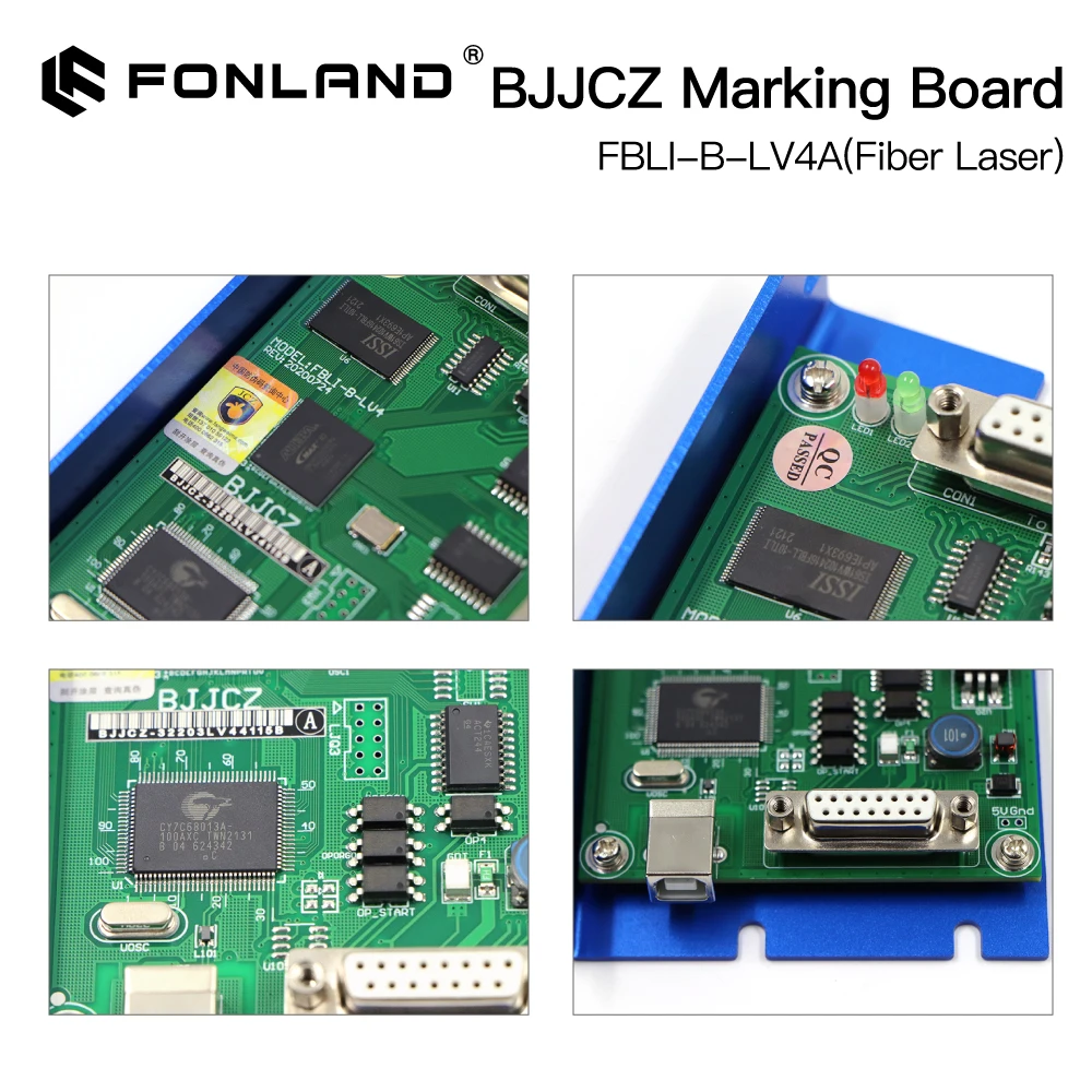 Imagem -03 - Fibra Marcação Machine Controller Cartão Original Fbli-b-lv4a Ezcad para 1064nm Ipg Raycus Max Bjjcz Original