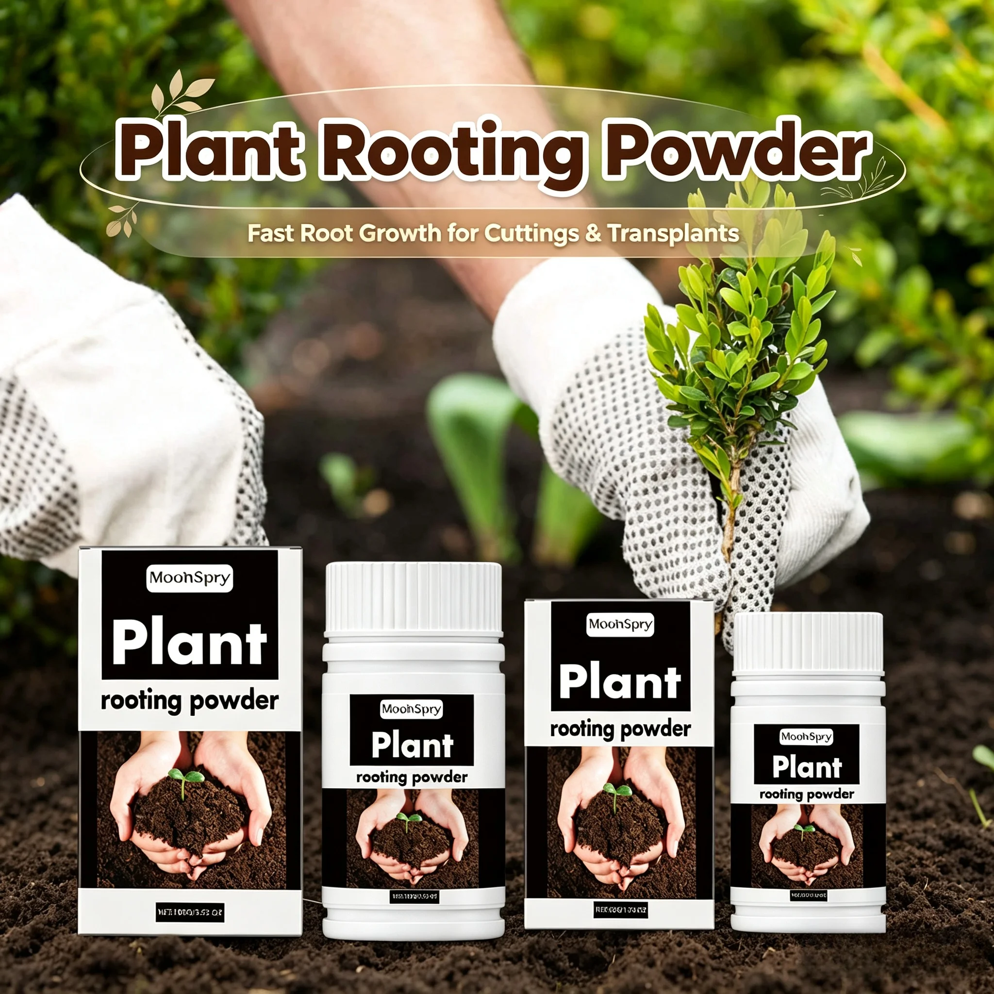 Plant Rooting Hormone Powder Fast-Acting Cutting Transplanting Strong Health Seedlings Root Tree Root Growth Nutrient Fertilizer