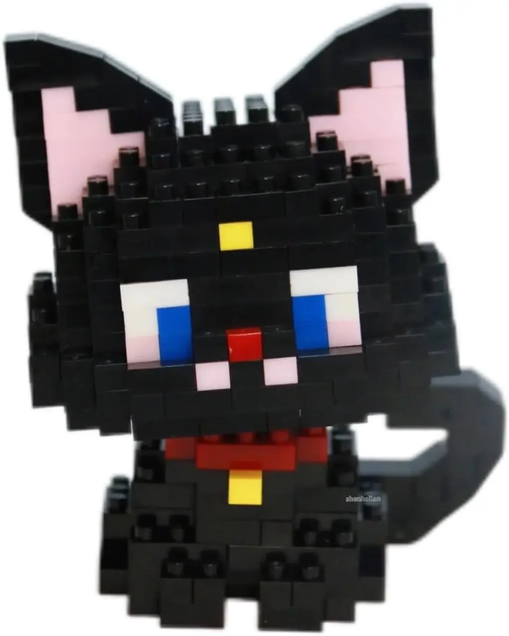 

Обучающие мини-кошки, строительные блоки для детей, взрослых, подарочная игрушка, 344 шт. (черный кот)