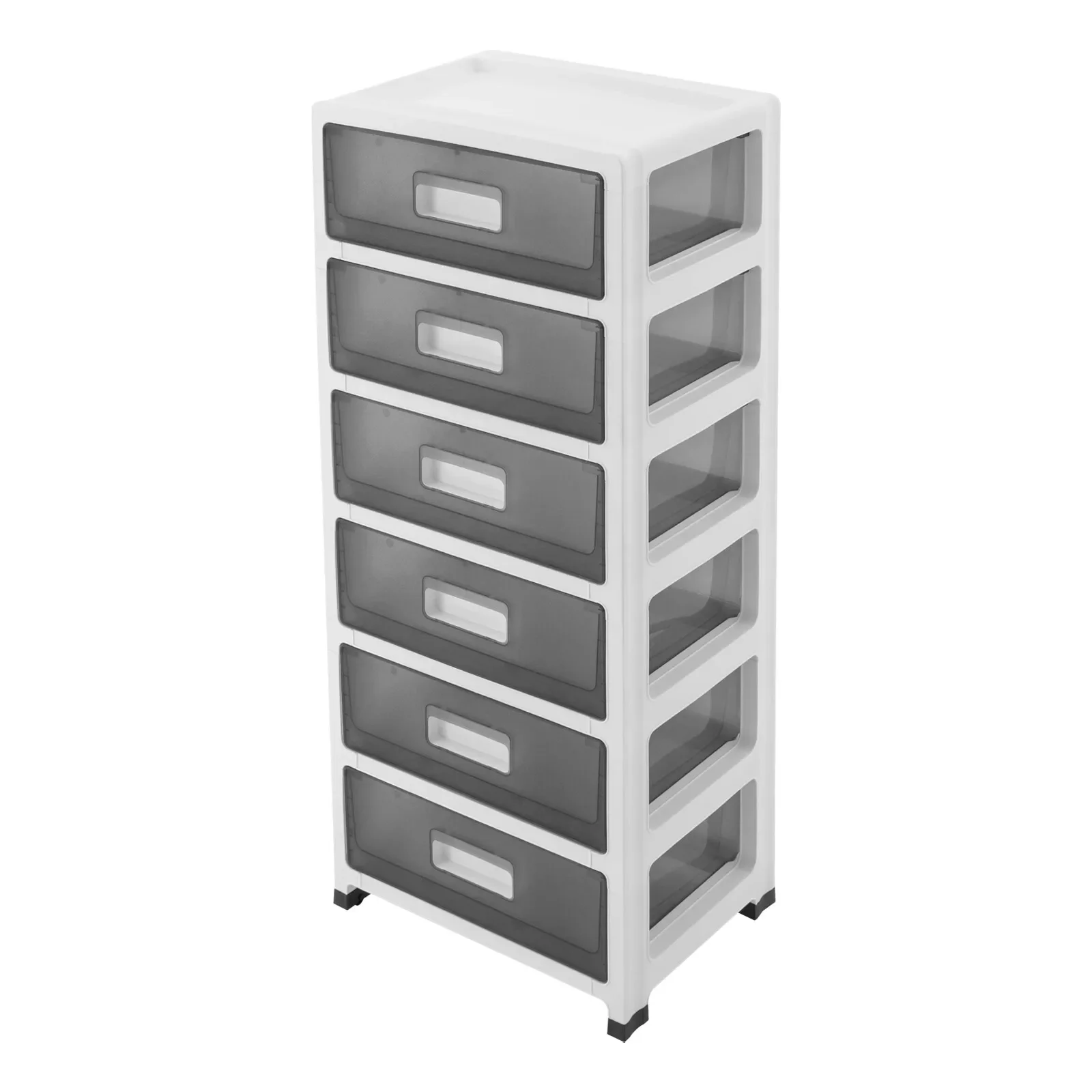 6-Drawer High Plastic Organizer Makeup Bathroom Utility Storage 83.5cm/33in Home Organization Organizer Storage