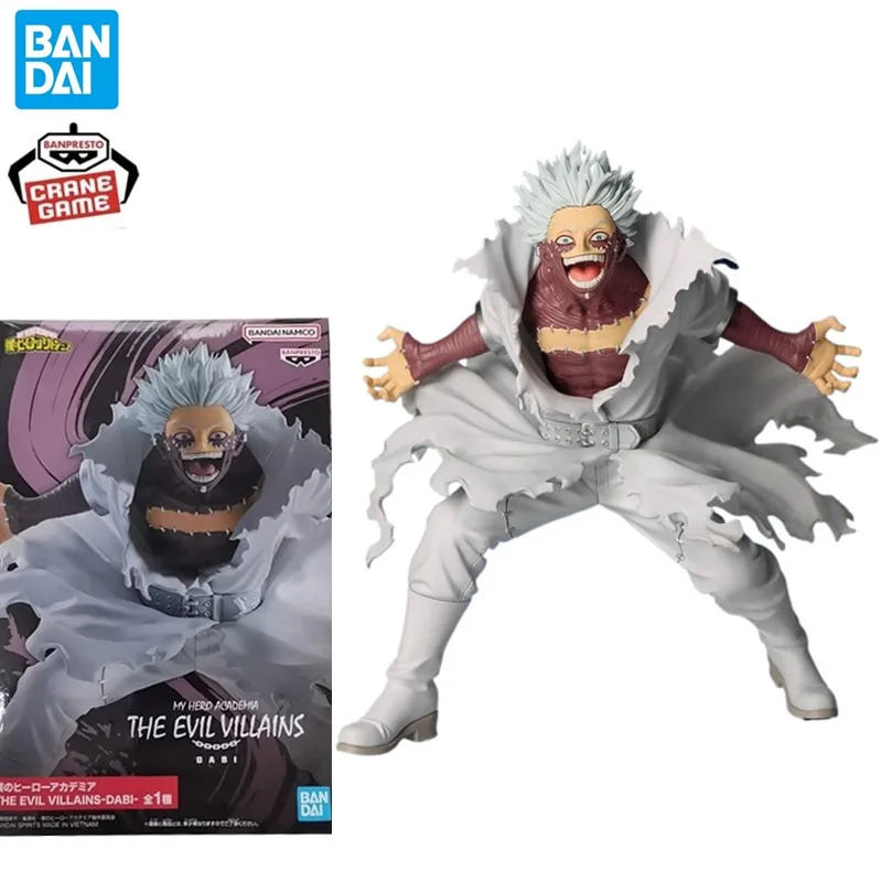 In stock BANDAI Original BANPRESTO My Hero Academia THE EVIL VILLAINS-DABI  Anime Figure Model Toys ornament Collectible Gifts