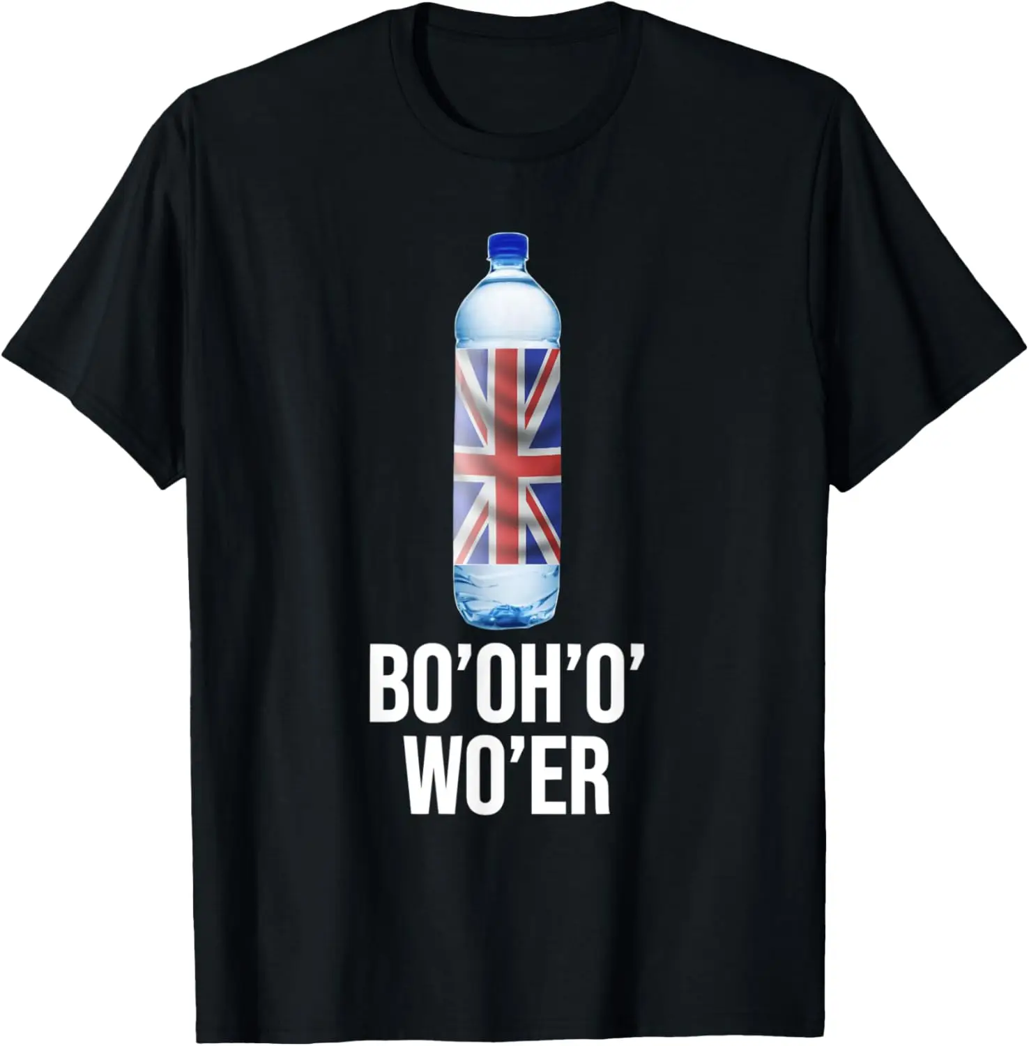 Funny British Accent Joke Bottle Of Water T-Shirt