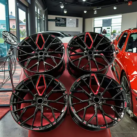 Concave Alloy Forged White Passenger Car Wheels 15-24 Inch 4x100 4x108 Custom One Piece Luxury Car Rims for E39 A4 B8 W205 C300