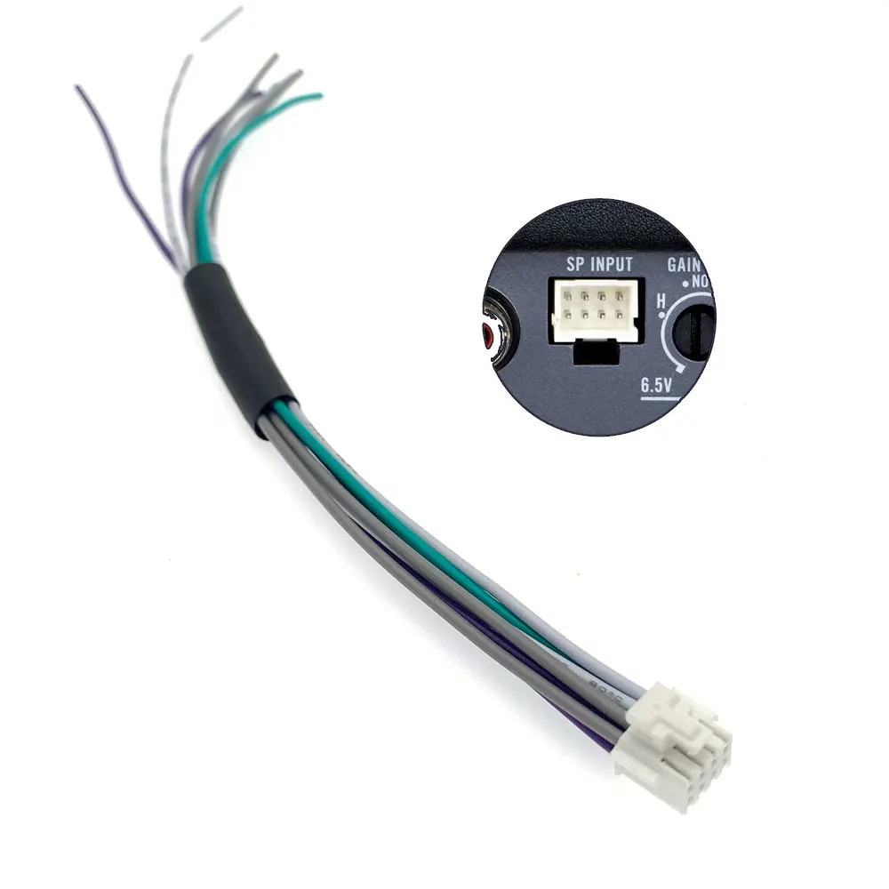 8-Pin Amplifier Speaker High Level Input Plug Harness Cable for Pioneer GMD-9705 GM-DX975 GM-D1004 GM-E360X4