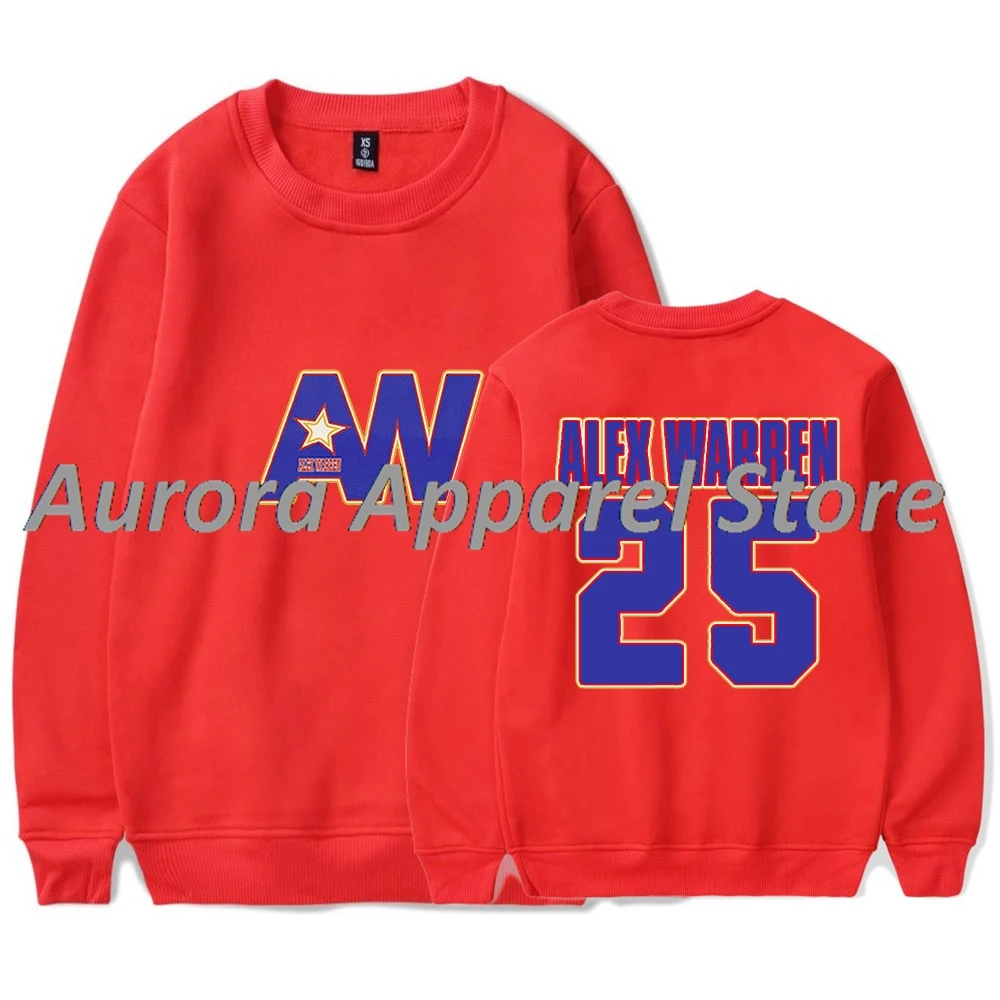 أليكس وارن 25 شعار Crewneck بلوزات سوف تكون بخير جولة ميرش تأثيري النساء الرجال طويلة الأكمام المحملة