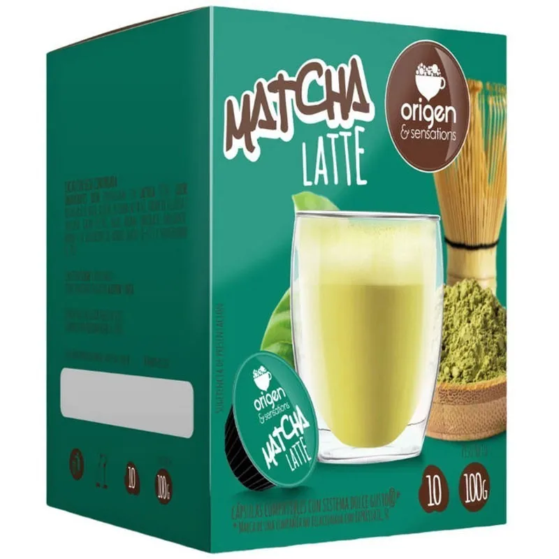 4 cajas de Matcha Latte 10 cápsulas Origen & Sensations compatibles Dolce Gusto. 8435336216375 Raíz Inicio DOLCE GUSTO E1037X4