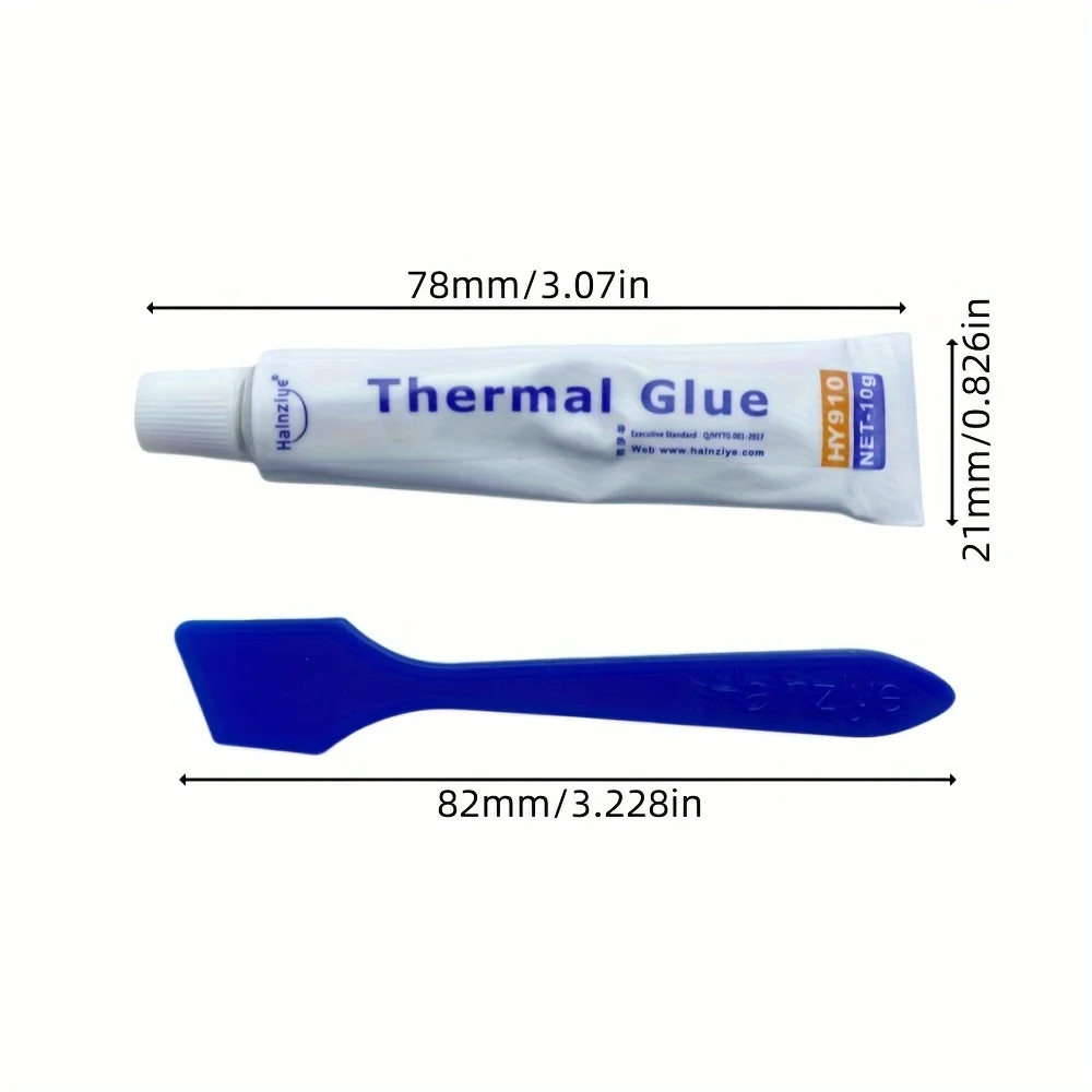 Thermal Conductive Glue,Silicone Viscous Adhesive Cooling Compound,Heatsink Glue for LED GPU MOSFET 3D Printer IC Chipset