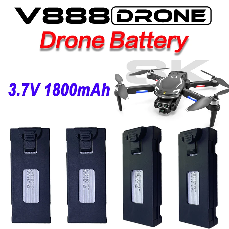 

Original V888 Drone Battery 3.7V 1800mAh For V888 Drone RC Qudcopter Spare Battery Accessories Parts