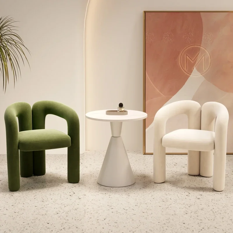 

Balcony leisure sofa chair light luxury high-end chair beauty salon rest area to be negotiated table and chair combination