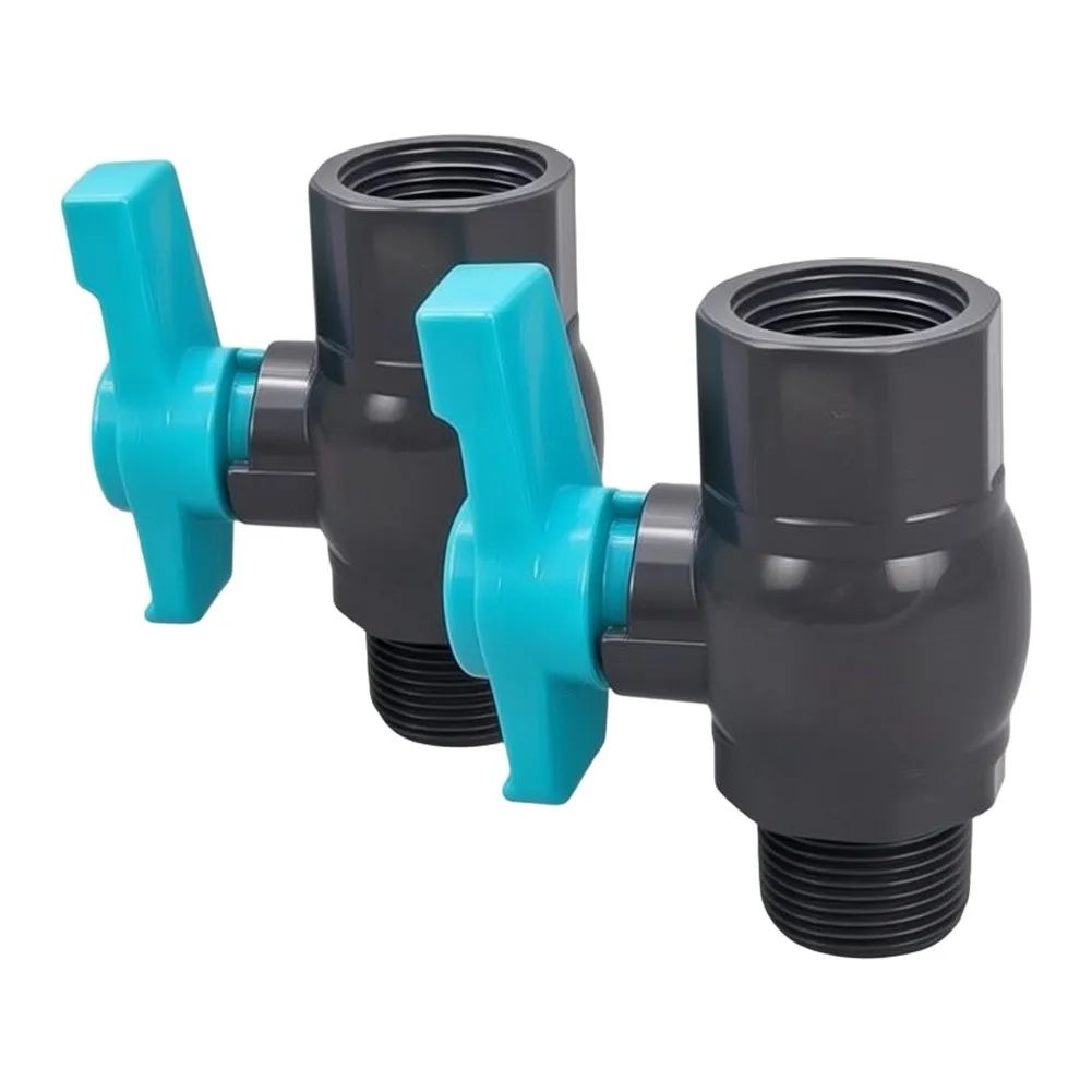 1-Inch PVC Ball Valve with Standard NPT Ends for Seamless Integration into Existing Water Distribution Systems