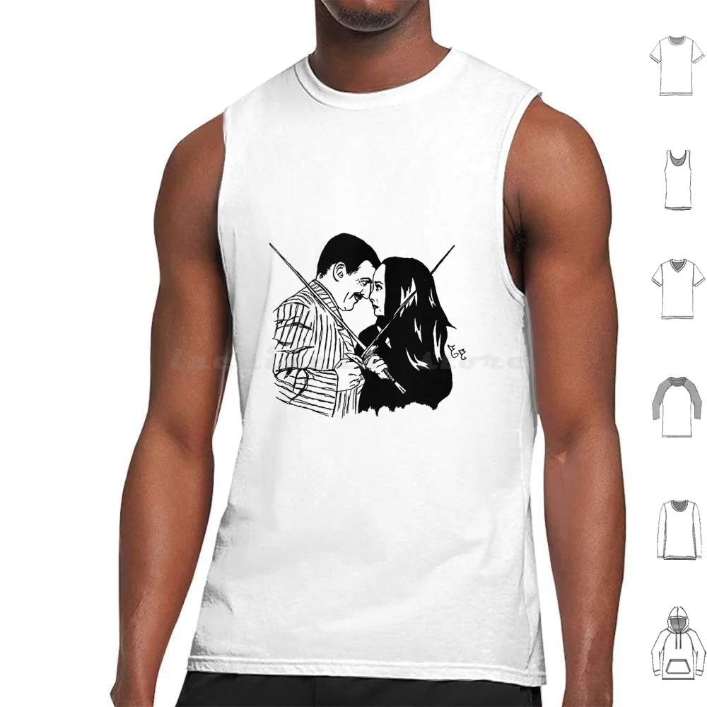 

Майки The Addams Жилет без рукавов The Morticia Addams Wednesday Goth Gomez Среда Addams Morticia Addams Gothic