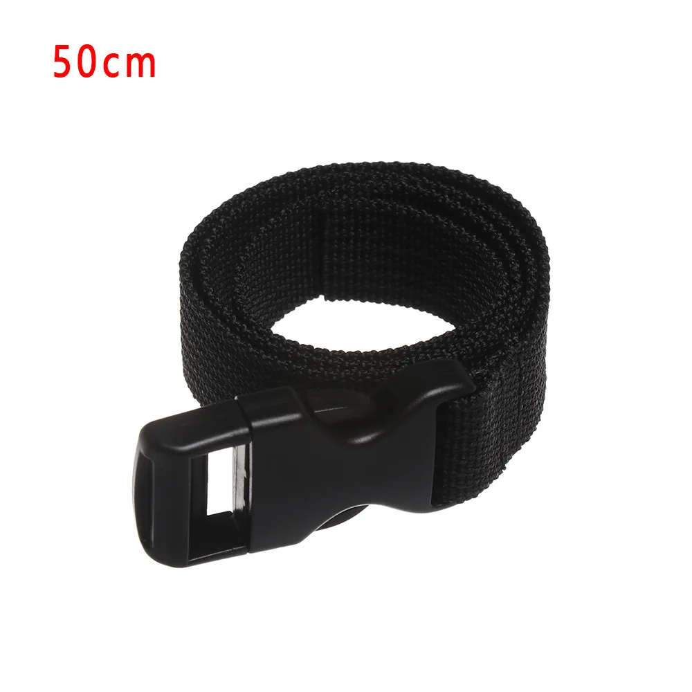 Travel Tied Nylon Cargo Tie Down Luggage Black Durable Lash Belt Strap With Cam Buckle Travel Kits Outdoor Camping Tool