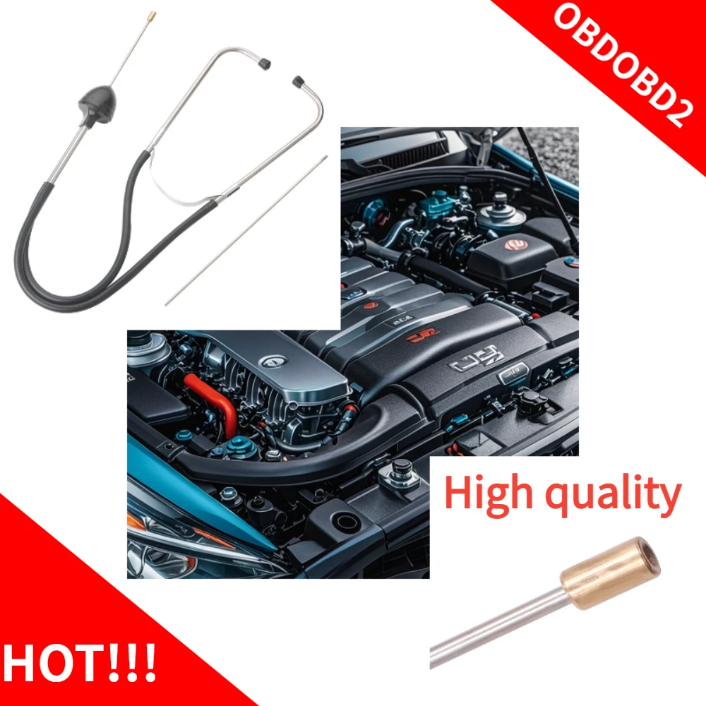 2024NEW Car Stethoscope Car Engine Cylinder Automotive Hearing Tool Car Professional Accessories Mechanics Cylinder Stethoscope