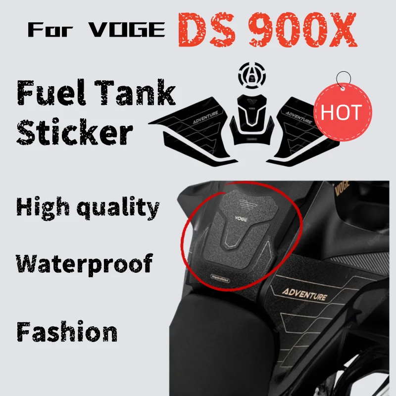 

Для VOGE DS900X противоскользящая наклейка на топливный бак, утолщенный корпус, защита от царапин, наклейка, пленка для модификации, аксессуары