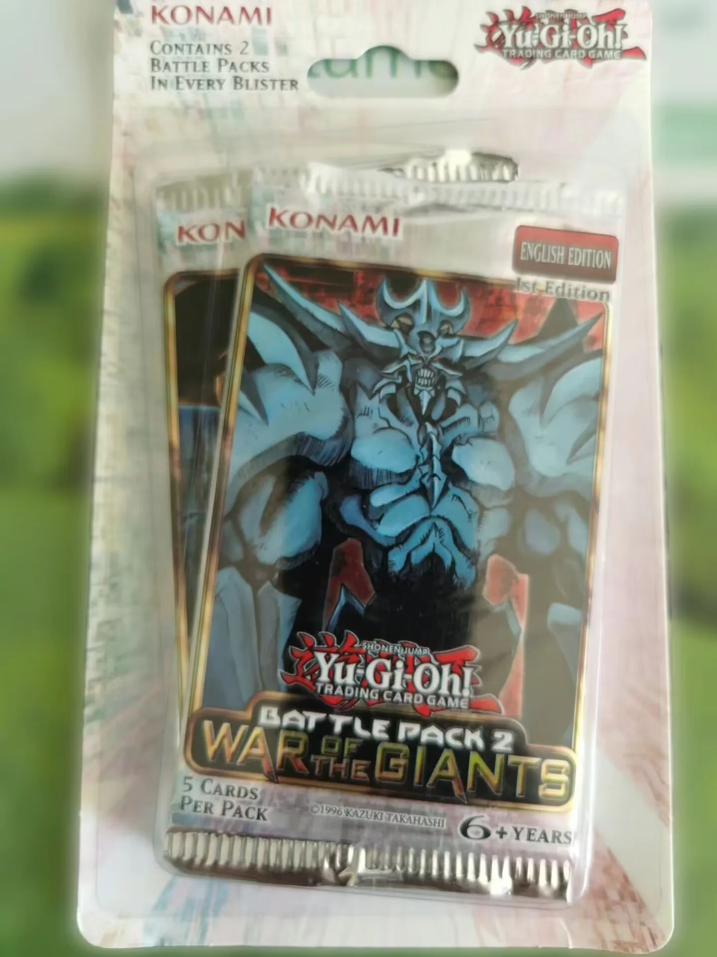 

Yugioh KONAMI поединки монстров TCG Боевой набор 2 войны гигантов коллекция 1-го издания герметичная коробка усилителя