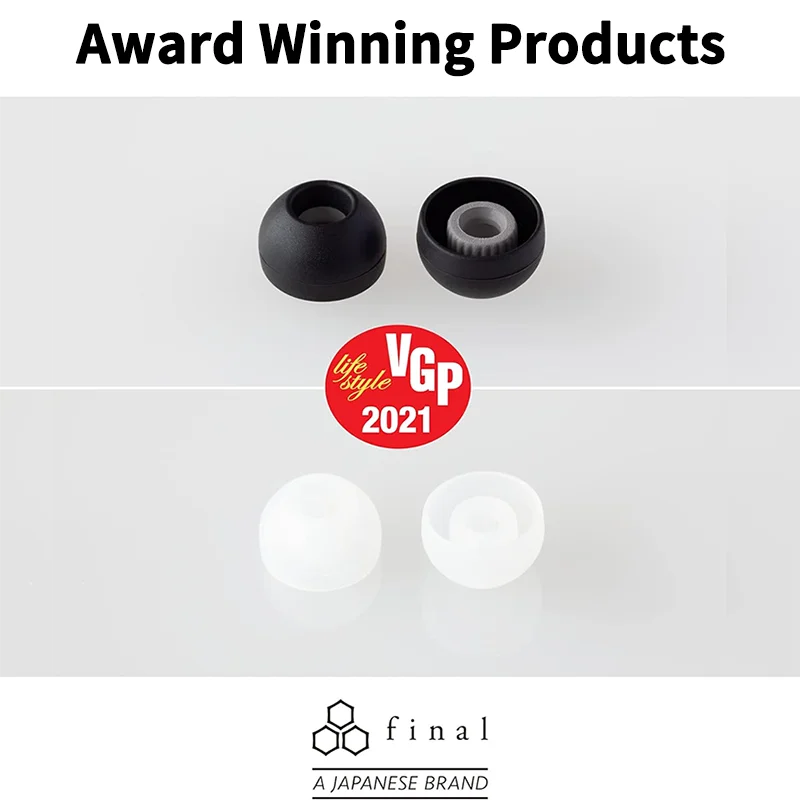 Final Eartips For B&O E8 True Wireless final audio type e silicone ear tips for TWS earbuds samsung buds2 pro eartips wf1000xm4