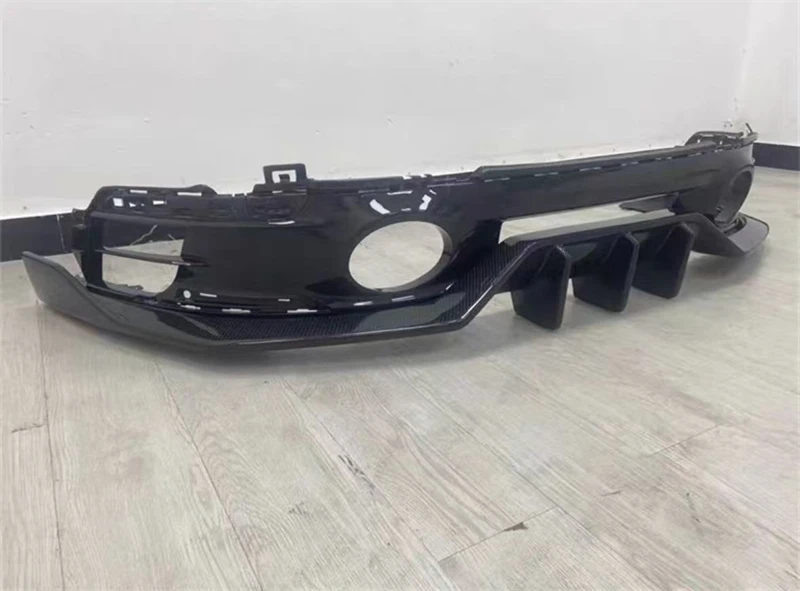 For Porsche Panamera 911 992 ReaI Carbon Fiber Bumper Rear Lip Spoiler Kit