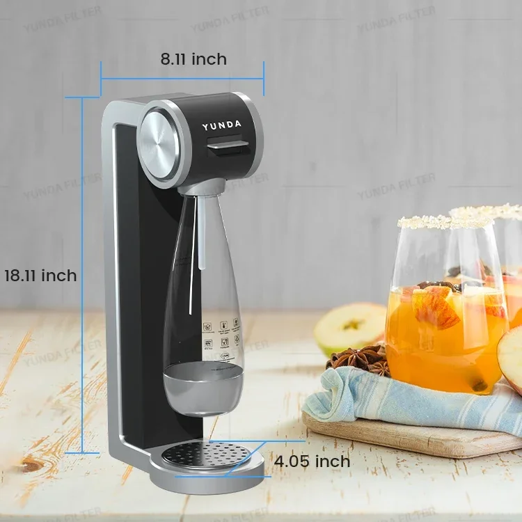 One Touch Button Commercial Portable Soda And Sparkling Water Maker Soda Water Machine