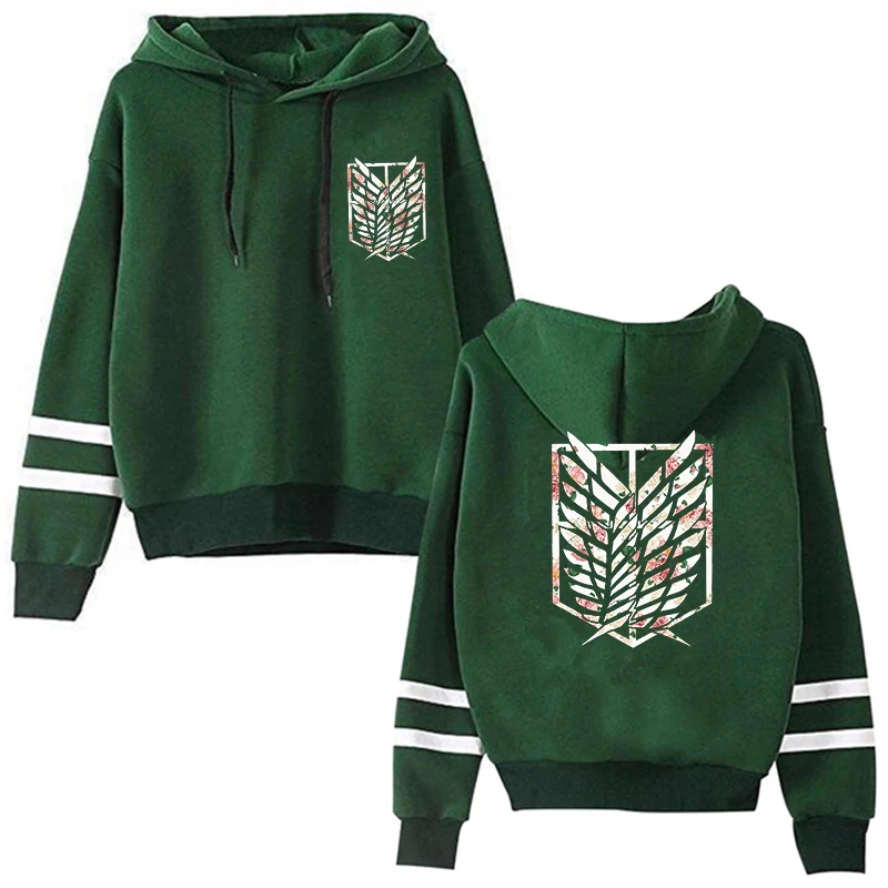 Attack on Titan Final Season Sweatshirts Japanese Anime Shingeki No Kyojin Hoodies Harajuku Eren Yeager Clothes Cartoon Unisex