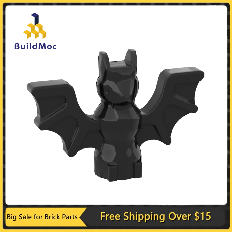 10Pcs MOC Parts 30103 90394 Animal Bat Compatible Bricks DIY Assmble Building Blocks Particle Kid Puzzle Brain Toy Gift