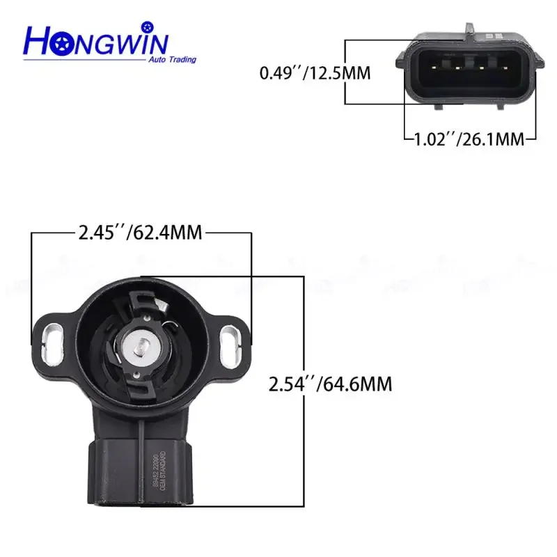 89452-22090 Cảm Biến Vị Trí Bướm Ga TPS Cho Địa Prizm Kia Trẻ Em Sephia Lexus ES300 GS300 LS400 LX450 SC300 Mazda 929 miata MX-3
