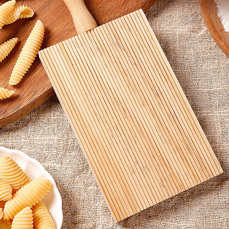 1Pcs Noodles Wooden Butter Table Easily Make Authentic Homemade Pasta Gnocchi And Non-stick Butter Pasta Plate Cooking Tools